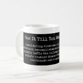 それにSindromeのコーヒー・マグをするまでそれを偽造して下さい コーヒーマグカップ (正面左)