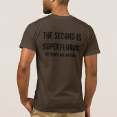 それにTシャツを取ります来て下さい Tシャツ (裏面)