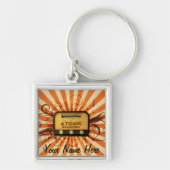 それのあなたの名前の無線のKeychain! キーホルダー (正面)