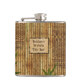それのあなたの名前のTikiの私用バー フラスク