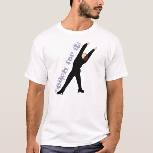 それのための範囲アイススケートのティー Tシャツ (正面)