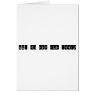 それのためのappを得ましたか。