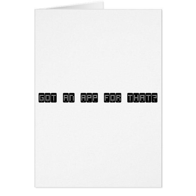 それのためのappを得ましたか。 (正面)