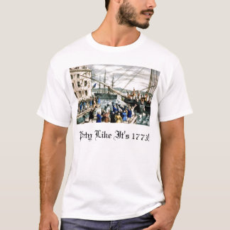 それのようなパーティーは1773年です! Tシャツ
