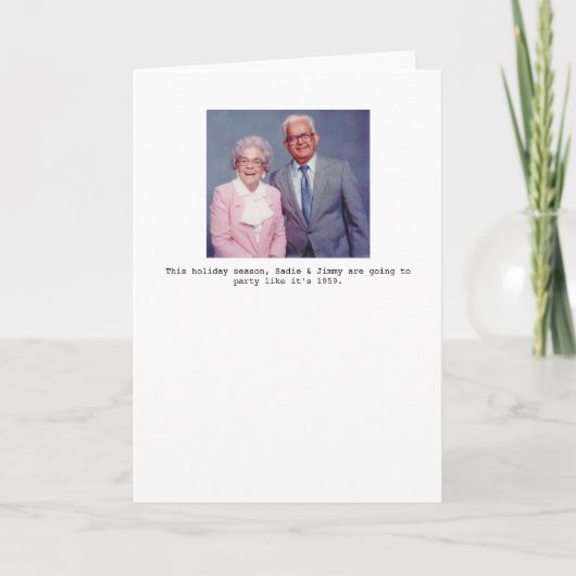 それのようなパーティーは1959休日の挨拶状です シーズンカード (正面)