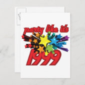 それのようなパーティーは1999年-スターの力です インビテーションポストカード (正面/裏面)