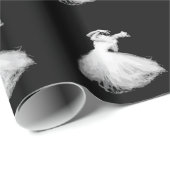 それのようにクラシカルなダンサーの見えは飛んでいます ラッピングペーパー (ロールコーナー)