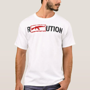 それのカラシニコフ自動小銃とのロン・ポールの改革のロゴ Tシャツ