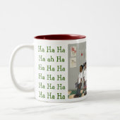 それのライン一見の子供 ツートーンマグカップ (左)