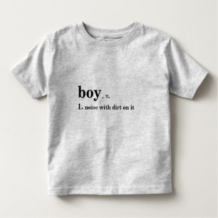 それの土と男の子のためのワイシャツを言い触らして下さい トドラーTシャツ
