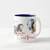 それの熱狂するなラットの女性そして誇りを持った! ツートーンマグカップ (正面右)