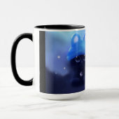 それの2匹の猫が付いているマグ マグカップ (左)