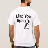 それの…発育を妨げて下さい Tシャツ (裏面)