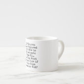 それのINTJは生息環境のエスプレッソのマグです エスプレッソカップ (正面右)