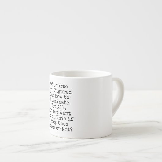 それのINTJは生息環境のエスプレッソのマグです エスプレッソカップ (正面右)