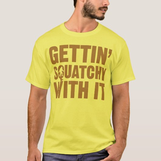 それのSquatchyにワイシャツを得ます Tシャツ (正面)