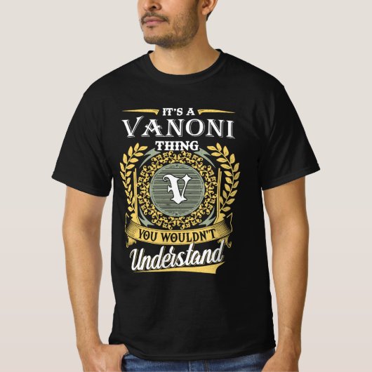 それはあなたには理解できないヴァノーニのもの Tシャツ (正面)