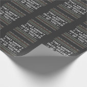 それはあなたのクリスマスの非常にデータ駆動ではなかったおたく ラッピングペーパー (角)