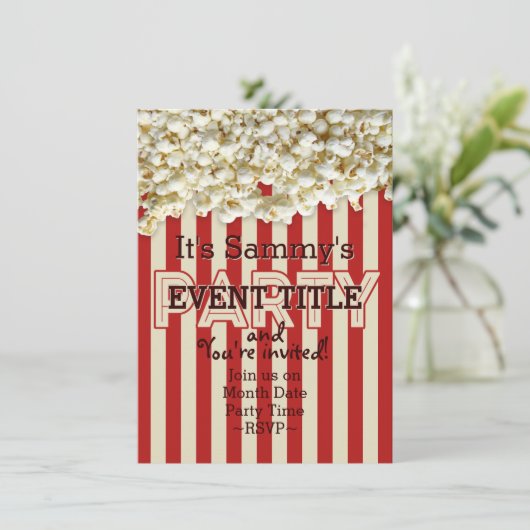 それはあなたのパーティの招待状12の行味方された挿入物です2 招待状 (スタンド正面)