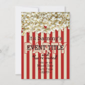 それはあなたのパーティの招待状12の行味方された挿入物です2 招待状 (正面)