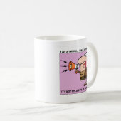 それはあなたの仕事をする私の仕事ではないです コーヒーマグカップ (正面右)