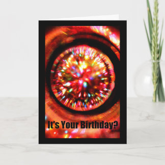それはあなたの誕生日ですか。 素晴しい! バースデー・カード カード