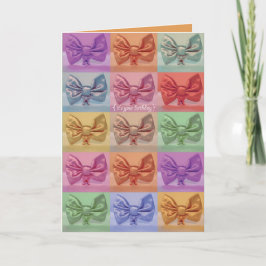 それはあなたの誕生日です! 弓ブタカード カード