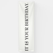 それはあなたの誕生日の旗です 横断幕 (縦)