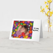 それはあなたの誕生日…です カード (黄色い花)