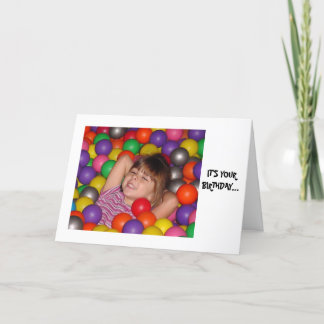 それはあなたの誕生日…です カード