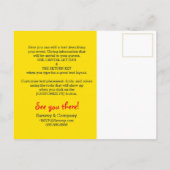 それはあなたのRosieのパーティー12の行味方されたカスタムです2 インビテーションポストカード (裏面)