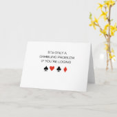 それはあなたは失っていたらただの賭博問題です カード (黄色い花)