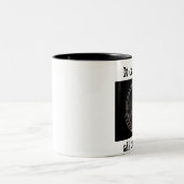 それはいつも雨が降ることができません ツートーンマグカップ (中央)