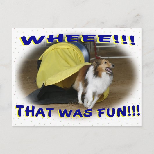 それはおもしろいでした ポストカード (正面)