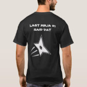 それはおもしろい@今の結果だった Tシャツ (裏面)