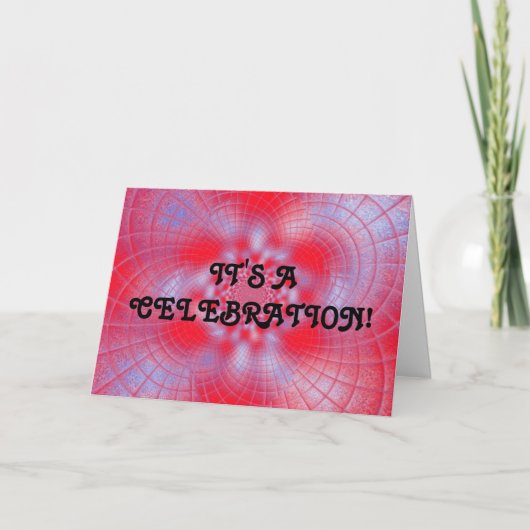 それはお祝いカードです シーズンカード (正面)