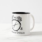 それはかぎ針編みの時の標準的なコーヒー・マグです ツートーンマグカップ (正面右)