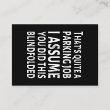 それはかなりの駐車場の仕事だ – 悪い駐車場