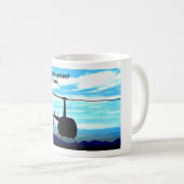 それはかわいいヘリコプターです コーヒーマグカップ (正面右)