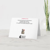 それはここにあります! -クリスマスカード シーズンカード (裏面)