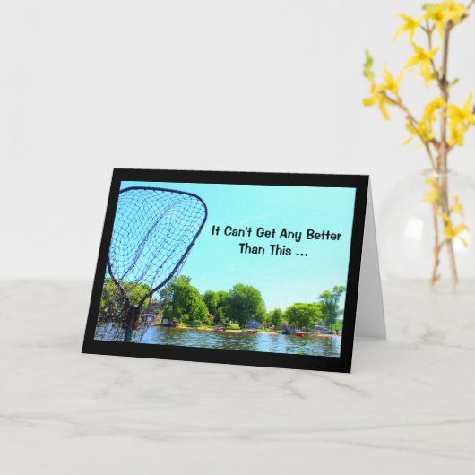 それはこれよりよくすることを得ることができません! 魚釣りカード カード (黄色い花)