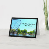 それはこれよりよくすることを得ることができません! 魚釣りカード カード (正面)