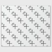 それはします私に幸せラクロスを作ります ラッピングペーパー (フラット)