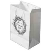 それはすばらしい人生のクリスマスのギフトバッグです ミディアムペーパーバッグ (裏面アングル)