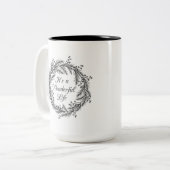 それはすばらしい人生のクリスマスのマグです ツートーンマグカップ (正面左)