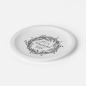 それはすばらしい人生のクリスマスの紙皿です ペーパープレート (アングル)