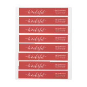 それはすばらしい生命カスタムです ラップアラウンドラベル (シート)