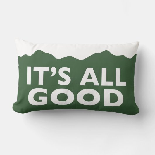 それはすべてのよいです-コロラド州の枕 ランバークッション (正面)