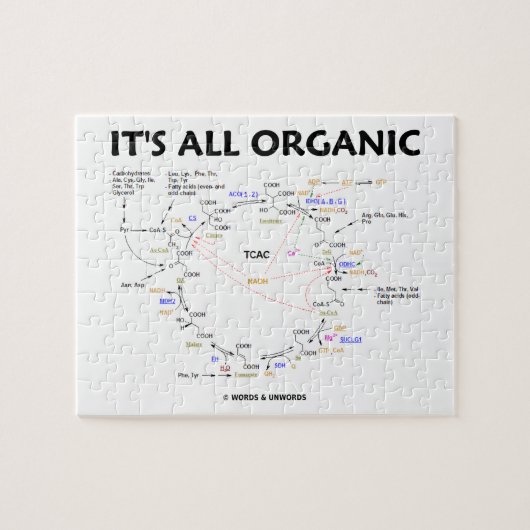 それはすべてのオーガニックです(Krebs周期のユーモア) ジグソーパズル (横)