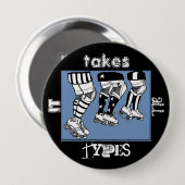 それはすべてのタイプを取ります 缶バッジ (正面&裏面)